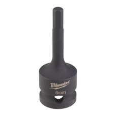 Головка ударна ShW 1/2'' MILWAUKEE з робочою частиною HEX6 Головка ударна ShW 1/2'' MILWAUKEE з робочою частиною HEX6
