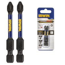 Бита IMPACT PRO 1/4"/57мм PZ3 2шт, IRWIN Бита IMPACT PRO 1/4"/57мм PZ3 2шт, IRWIN