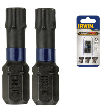 Бита IMPACT PRO 1/4"/25мм TX40 2шт, IRWIN Бита IMPACT PRO 1/4"/25мм TX40 2шт, IRWIN