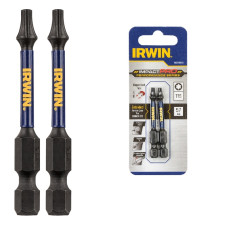 Бита IMPACT PRO 1/4"/57мм TX15 2шт, IRWIN Бита IMPACT PRO 1/4"/57мм TX15 2шт, IRWIN