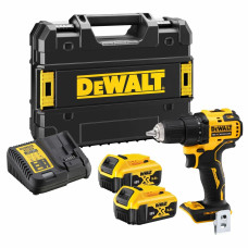 Шурупокрут акумуляторний безщітковий DeWALT 18V XR Li-Ion, 65 Нм, 2 АКБ 5 Агод + ЗП, кейс