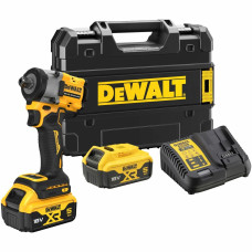 Гайкокрут акумуляторний безщітковий ударний DeWALT 18 В XR Li-lon 1/2" 610 Нм 2 АКБ 5 Агод + ЗП кейс
