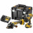Шурупокрут+ шліфмашинка кутова акумуляторна безщіткова DeWALT 18V XR 2 АКБ 5 Агод + ЗП кейс набір