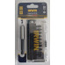 Биты IMPACT PRO 1/4"/25мм, комплект 10шт: PZ1х2 / PZ2х5 / PZ3х2 + держатель, IRWIN Биты IMPACT PRO 1/4"/25мм, комплект 10шт: PZ1х2 / PZ2х5 / PZ3х2 + держатель, IRWIN