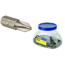 Набор бит 250 шт 1/4" 25 мм, Philips PH 2 "Grabit Jar", IRWIN Набор бит 250 шт 1/4" 25 мм, Philips PH 2 "Grabit Jar", IRWIN