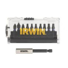 Биты IMPACT PRO 1/4"/25мм, комплект 10шт: PZ2x3 / T20x4 / T25х3 + держатель, IRWIN Биты IMPACT PRO 1/4"/25мм, комплект 10шт: PZ2x3 / T20x4 / T25х3 + держатель, IRWIN