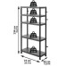 Система стелажів QBRICK SYSTEM REGULAR Mix 74/32см, 5 полок, 100кг (5901238263296) Система стелажів QBRICK SYSTEM REGULAR Mix 74/32см, 5 полок, 100кг (5901238263296)