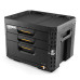 Ящик для інструментів TOUGHBUILT TB-B1-D-73 StackTech великий з 2+1 висувними шухлядами Ящик для інструментів TOUGHBUILT TB-B1-D-73 StackTech великий з 2+1 висувними шухлядами